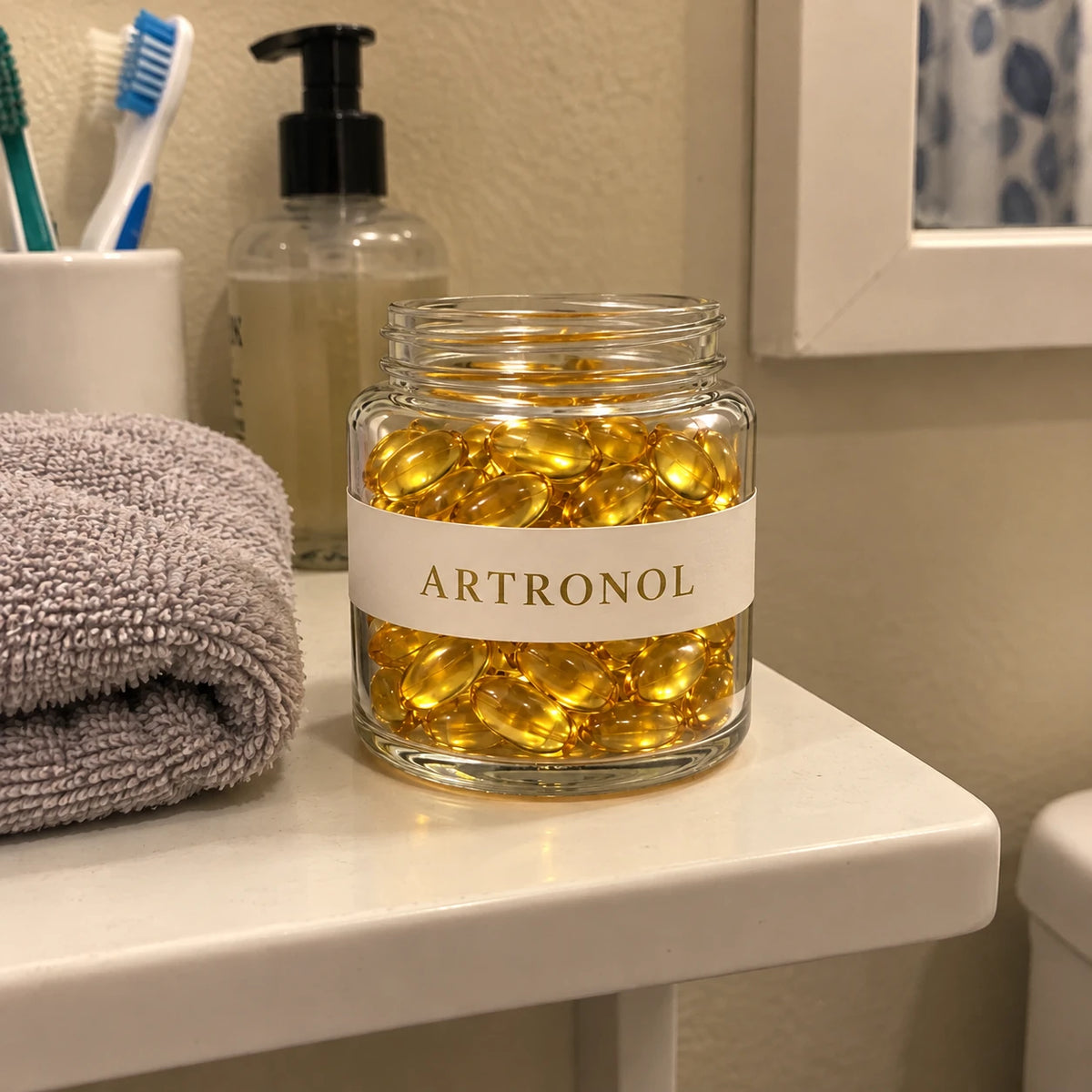 Artronol – capsule dorate, dettaglio del prodotto 4
