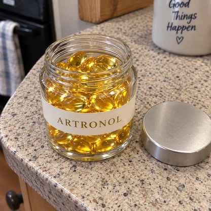 Artronol – capsule dorate, dettaglio del prodotto 5