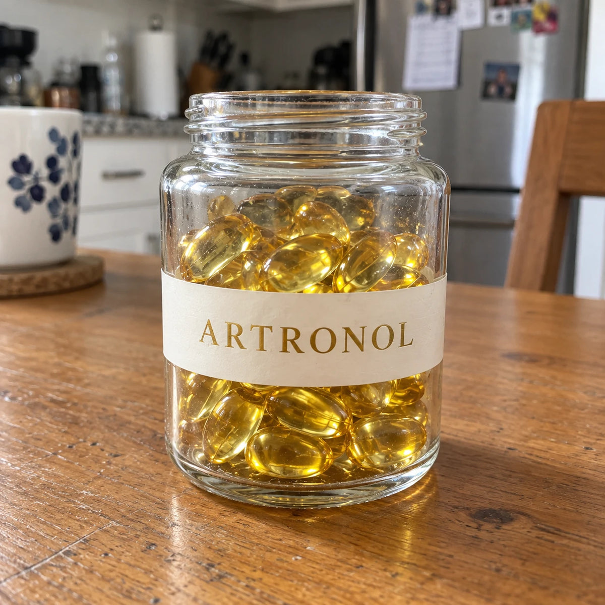 Artronol – capsule dorate, dettaglio del prodotto 7