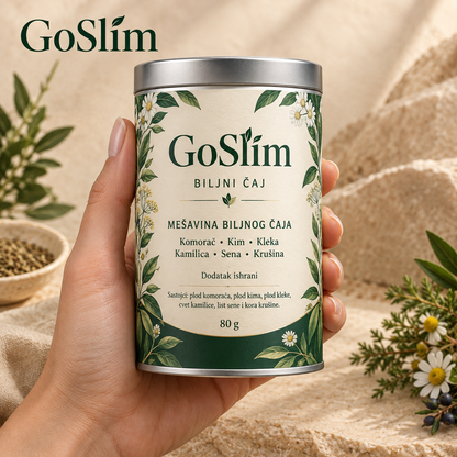 GoSlim biljni čaj, pakovanje od 80 g